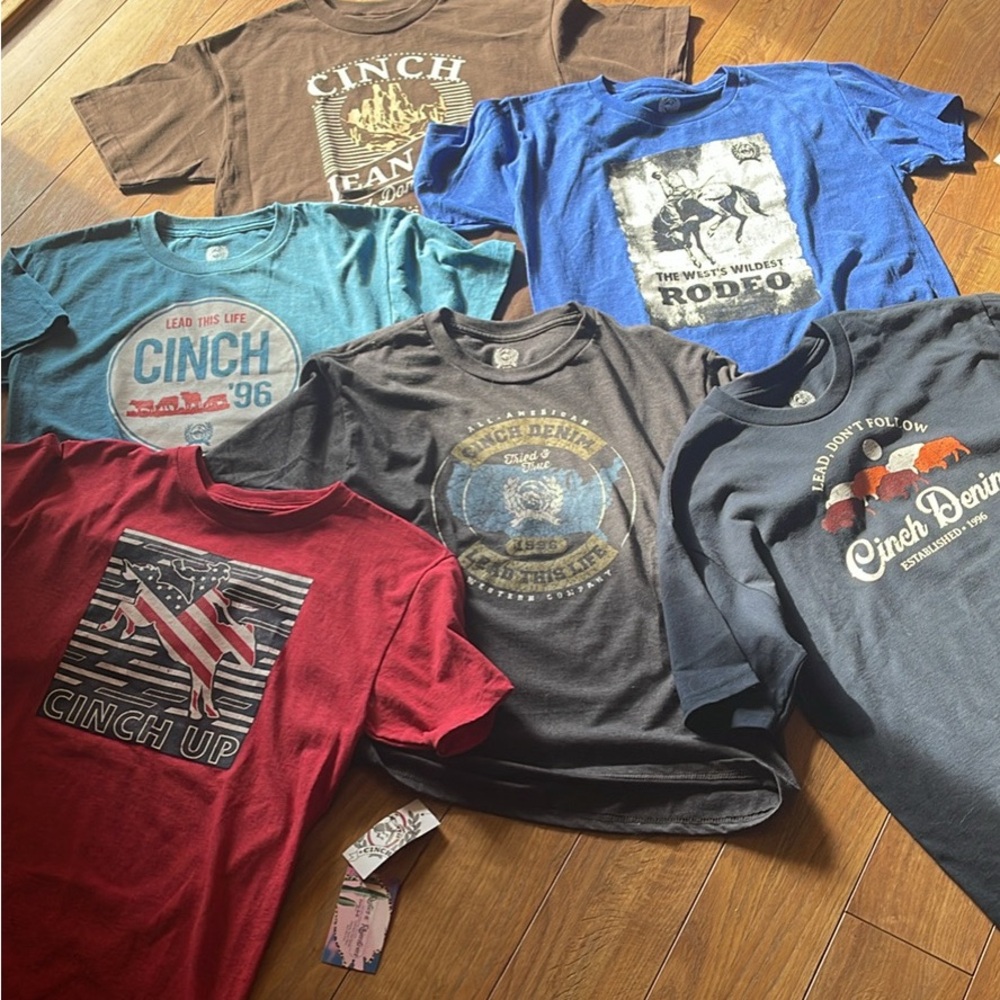 Cinch Tee boys XL NWT
